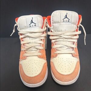Jordan Kids Sneakers in Orange and White